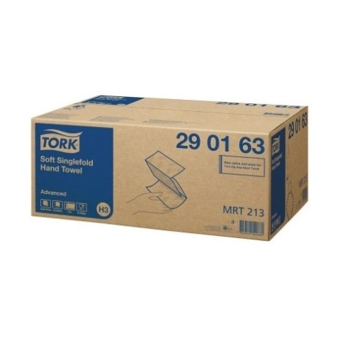 Ręcznik składny Advanced ZZ biały 2 warstwy 3750 szt./kart H3 TORK 290163, 15x250 Ręcznik składny Advanced ZZ biały 2 warstwy 3750 szt./kart H3 TORK 290163, 15x250