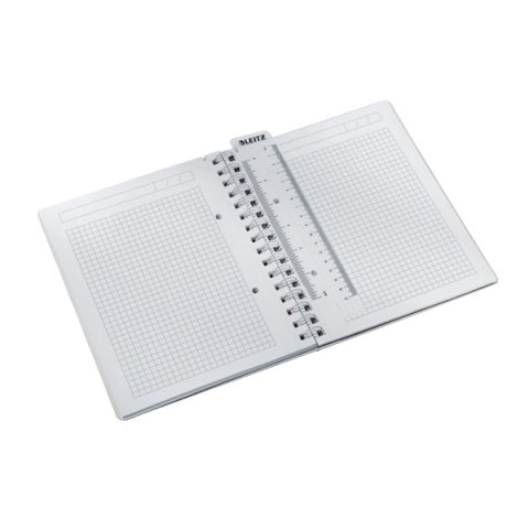 Kołonotatnik w kratkę A5 PP Leitz WOW, czarny 46410095 Kołonotatnik w kratkę A5 PP Leitz WOW, czarny 46410095