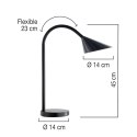 Lampka biurkowa UNILUX SOL LED, czarna, 400077402