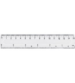 Linijka GR-801, przezroczysty, 15cm GRAND 130-1593