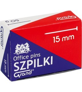 Szpilki krótkie metalowe 15 mm, 50 gram, GRAND 110-1588