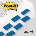 Zakładki indeksujące POST-IT 25x43mm niebieskie 680-2 50sztuk 3M