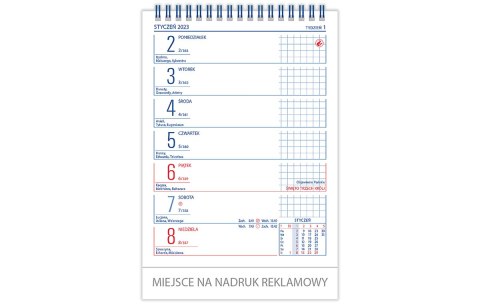 Kalendarz biurowy MERKURY 2025 (H5) TELEGRAPH