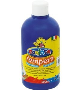 Farba tempera 500 ml, granatowa CARIOCA 170-2277/170-2665