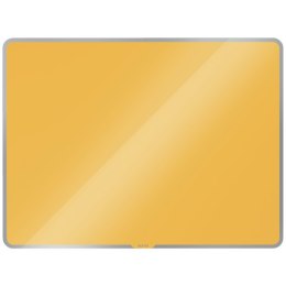 Szklana tablica magnetyczna Leitz Cosy 80x60cm, żółta, 70430019 SALE