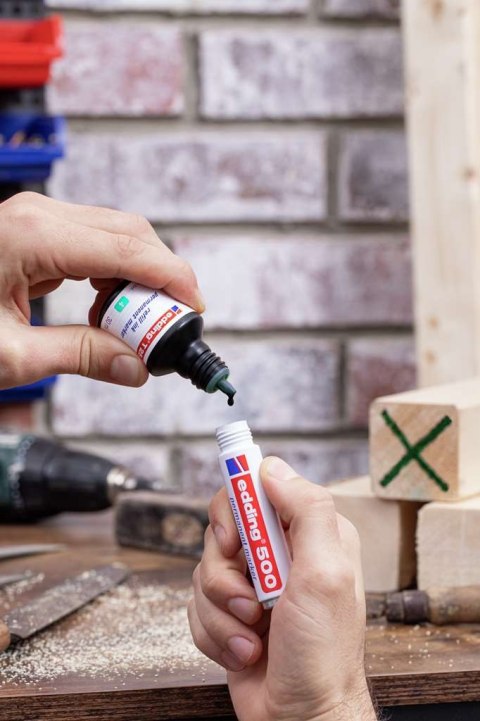 Tusz do mark.perm.30ml czerwony T25/002 EDDING (X) Tusz do mark.perm.30ml czerwony T25/002 EDDING (X)