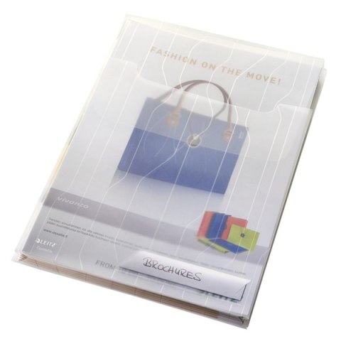 Folder LEITZ Combifile poszerzany biały przezroczysty (3szt) 47270003 Folder LEITZ Combifile poszerzany biały przezroczysty (3szt) 47270003