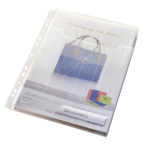 Folder LEITZ Combifile poszerzany biały przezroczysty (3szt) 47270003 Folder LEITZ Combifile poszerzany biały przezroczysty (3szt) 47270003