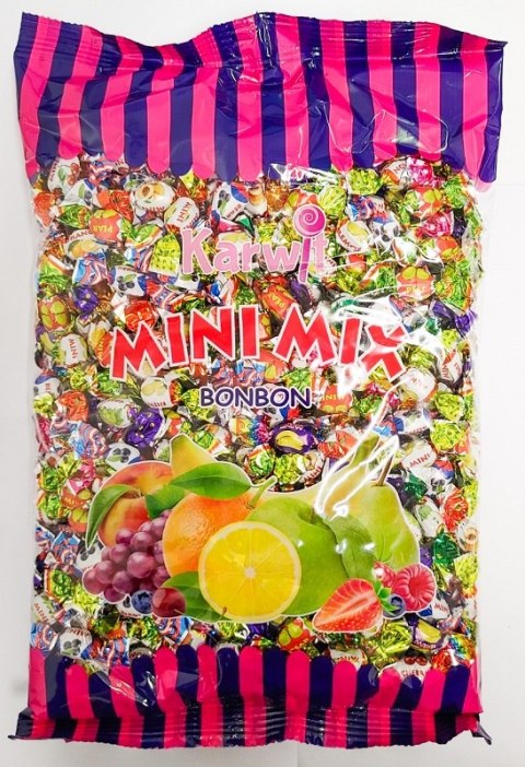 Cukierki MINI twarde owocowe 1kg KARWIT Cukierki MINI twarde owocowe 1kg KARWIT
