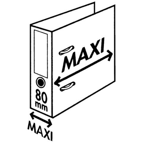 Segregator A4/80mm biały ESSELTE No.1 POWER PLUS 624075 Segregator A4/80mm biały ESSELTE No.1 POWER PLUS 624075