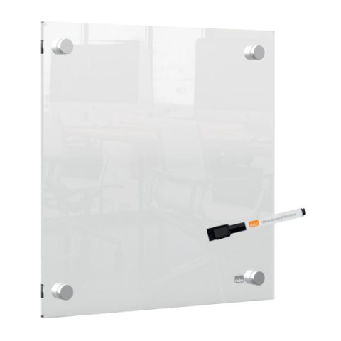 Tablica akrylowa suchościeralna do zawieszania na ścianie Nobo Home 300x300mm 1915619