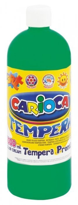 Farba tempera 1000 ml, zielony CARIOCA 170-1450/170-2645 Farba tempera 1000 ml, zielony CARIOCA 170-1450/170-2645