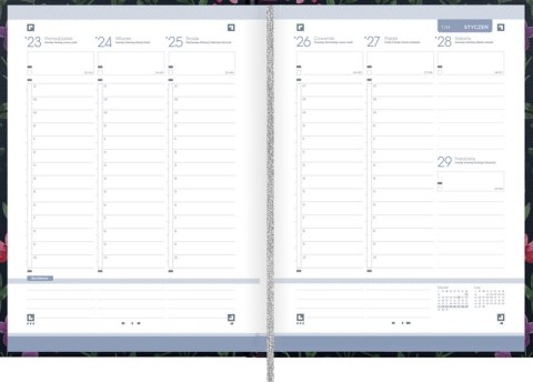 Kalendarz Oxford Romantic 2023 A5 tygodniowy 400165176