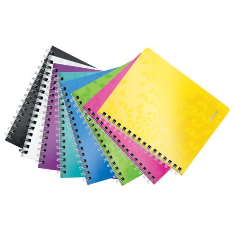 Kołonotatnik w kratkę A5 PP Leitz WOW, zielony 46410054 Kołonotatnik w kratkę A5 PP Leitz WOW, zielony 46410054