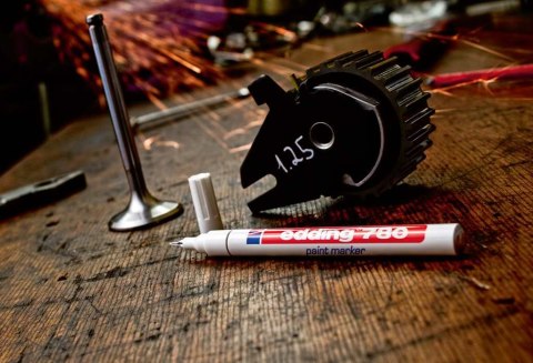 Marker olej.780 0.8 złoty EDIN EDDING okrągła końcówka