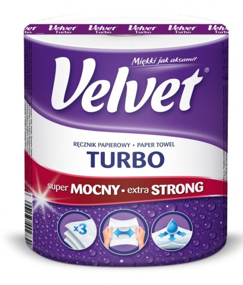 Ręcznik VELVET TURBO 3 warstwy 300 listków Ręcznik VELVET TURBO 3 warstwy 300 listków