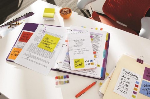 Bloczek samoprzylepny POST-IT_ Super sticky Z-Notes (R330-6SS-MAR), 76x76mm, 6x90 kart., paleta marrakesz