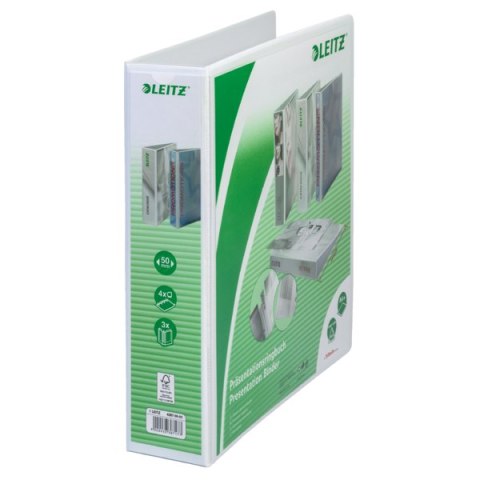 Segregator PANORAMA A4+ 4DR/50 77mm biały ofertowy LEITZ 42870001 Segregator PANORAMA A4+ 4DR/50 77mm biały ofertowy LEITZ 42870001