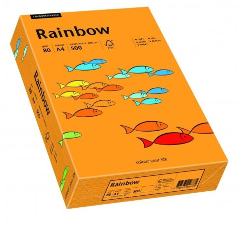 Papier xero kolorowy RAINBOW pomarańczowy R24 88042431 Papier xero kolorowy RAINBOW pomarańczowy R24 88042431