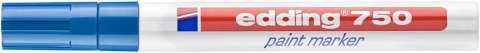 Marker lakierowy 2-4mm 750 niebieski i EDDING końcówka okrągła