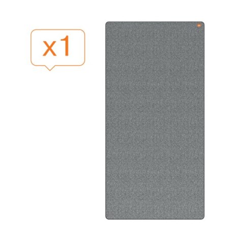 Tablica suchościeralna/ogłoszeniowa do systemu mobilnego Move&Meet, wykończenie czarne Nobo 1915562