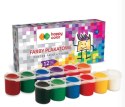 Farba plakatowa tempera, 12 kol x 25ml, Happy color HA 3310 0025-K12