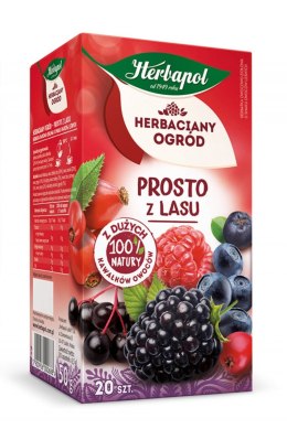 Herbata HERBAPOL HERBACIANY OGRÓD Prosto z Lasu 20t