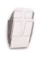 Pojemnik na ulotki FLEXIPLUS 2 A4 pionowy przezroczysty 1709008400 DURABLE