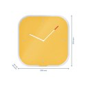 Zegar ścienny Leitz Cosy, żółty 90170019