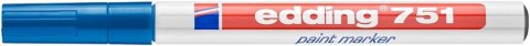 Marker lakierowy 1-2mm 751 niebieski EDDING końcowka okrągła