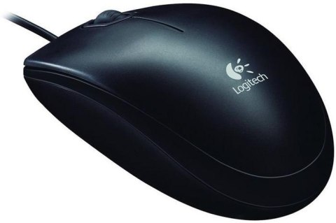 Mysz przewodowa LOGITECH B100 USB czarna 910-003357 Mysz przewodowa LOGITECH B100 USB czarna 910-003357