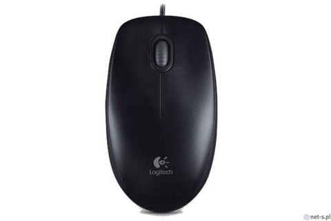 Mysz przewodowa LOGITECH B100 USB czarna 910-003357 Mysz przewodowa LOGITECH B100 USB czarna 910-003357