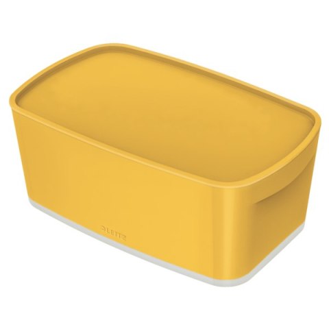 MyBox Cosy mały pojemnik z pokrywką, żółty Leitz 52630019 MyBox Cosy mały pojemnik z pokrywką, żółty Leitz 52630019
