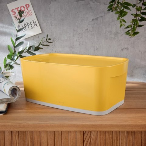 MyBox Cosy mały pojemnik z pokrywką, żółty Leitz 52630019 MyBox Cosy mały pojemnik z pokrywką, żółty Leitz 52630019