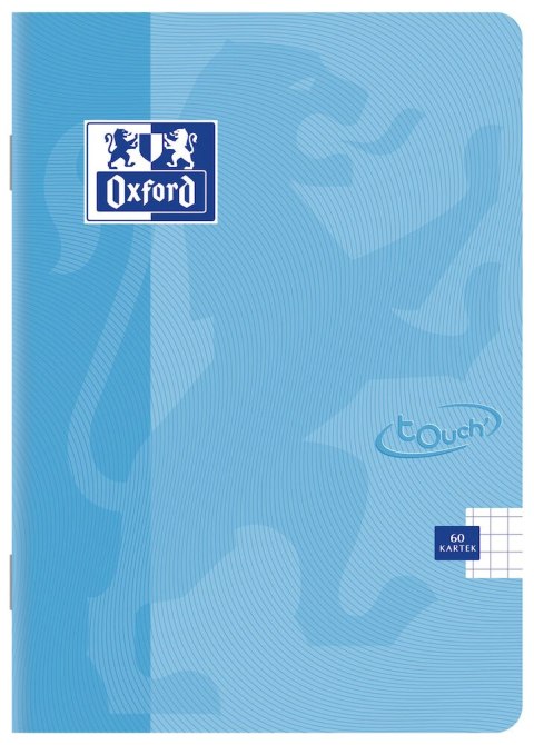 Brulion A5 96 kartek, TOUCH PASTEL kratka z marginesem OXFORD 400123215 (X) Brulion A5 96 kartek, TOUCH PASTEL kratka z marginesem OXFORD 400123215 (X)