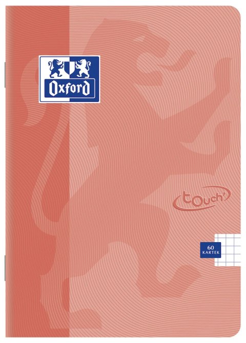Brulion A5 96 kartek, TOUCH PASTEL kratka z marginesem OXFORD 400123215 (X) Brulion A5 96 kartek, TOUCH PASTEL kratka z marginesem OXFORD 400123215 (X)