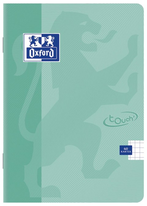 Brulion A5 96 kartek, TOUCH PASTEL kratka z marginesem OXFORD 400123215 (X) Brulion A5 96 kartek, TOUCH PASTEL kratka z marginesem OXFORD 400123215 (X)
