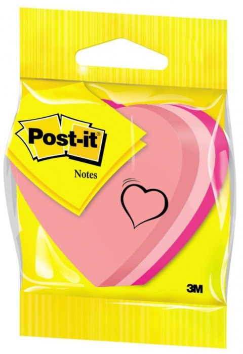 Bloczek 3M POST-IT SERCE neonowe 2007H 225k FT510076563