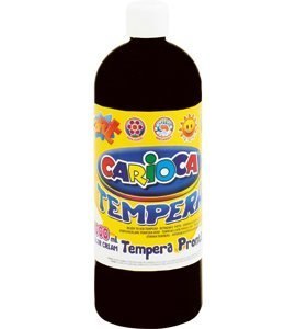 Farba tempera 1000 ml, czarny CARIOCA 170-1443/170-2642 Farba tempera 1000 ml, czarny CARIOCA 170-1443/170-2642