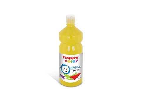 Farba tempera Premium 1000ml, żółty, Happy Color HA 3310 1000-1