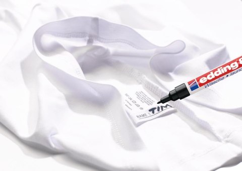 Marker do tkanin 8040 czarny EdDING końcowka okrągła