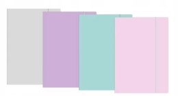 Teczka z gumką A4+ PASTEL INTERDRUK