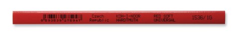 Ołówek stolarski czerwony 1536/2 KOH I NOOR