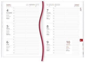 Terminarz Firmowy A5 2026 Michalczyk i Prokop T-206F-02 kalendarz 1 tydzień na 1 stronie + strona na notatki