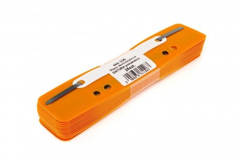 Wąsy_skoroszytowe DOTTS pomarańczowe polipropylen 25sztuk