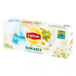 Herbata LIPTON TAJLANDIA rumianek z trawą cytrynową CAMOMILE 20t ziołowa