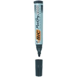 Marker permanentny BIC 2000 Ecolutions czarny okrągła końcówka, 8209153