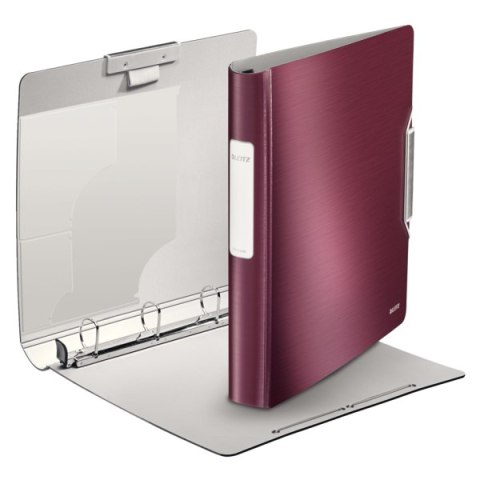 Segregator_ringowy Leitz Style, 4DR/30mm Softclick, ciemnoczerwony 42450028