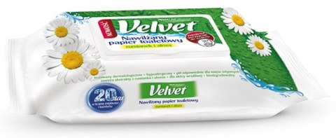 Papier toaletowy VELVET nawilżany (42) RUMIANKOWY Papier toaletowy VELVET nawilżany (42) RUMIANKOWY