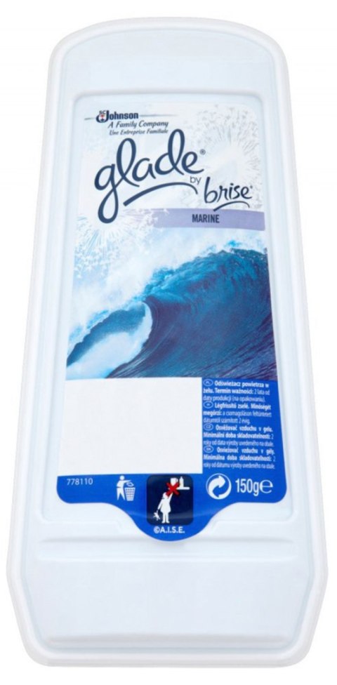 BRISE GEL Odświeżacz powietrza 150g Morski 26494 BRISE GEL Odświeżacz powietrza 150g Morski 26494